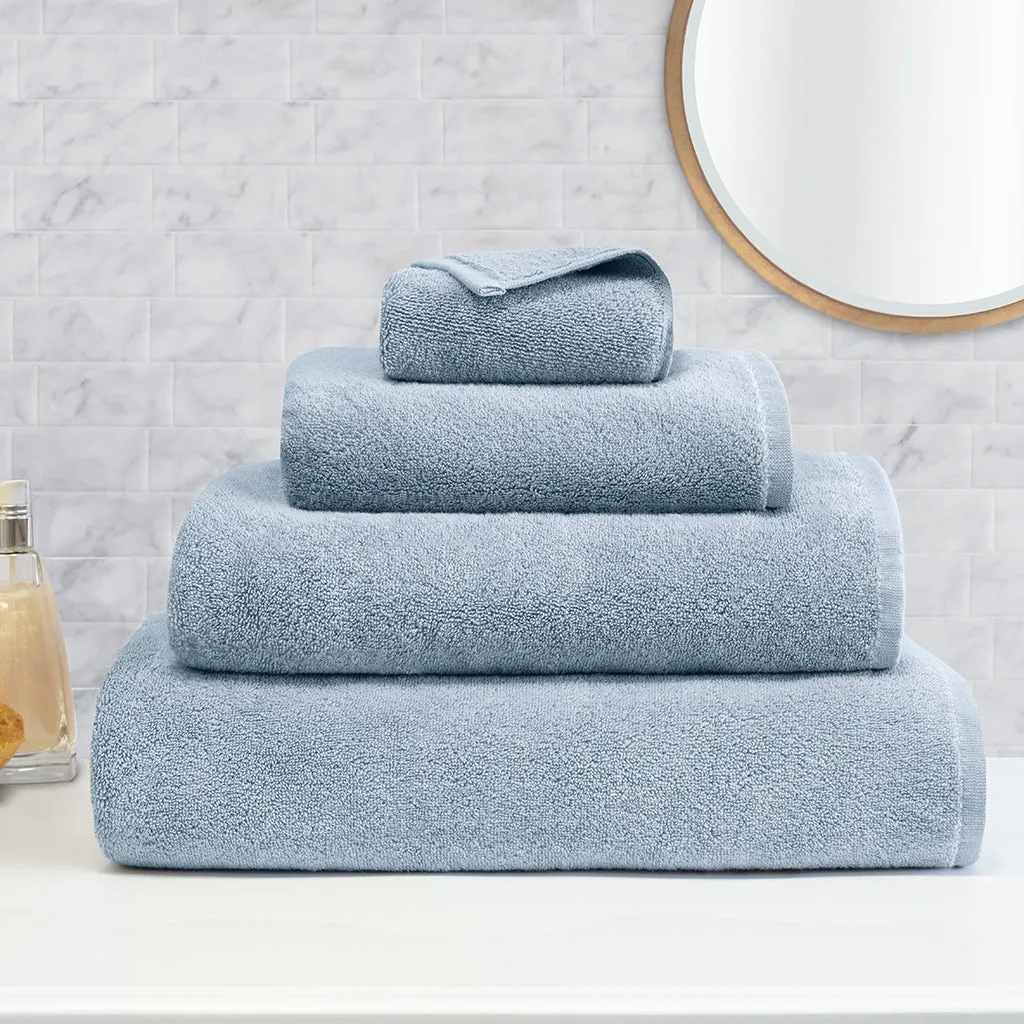Plush Vista Blue Towel Resort Bundle (4 Wash   4 Hand   4 Bath Towels   2 Bath Sheets)