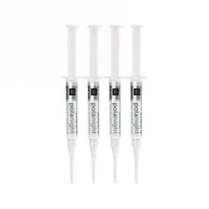 PolaNIGHT 10% Carbamide Peroxide 4Pk Teeth Whitening Gels Bleach Refills