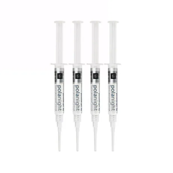 PolaNIGHT 10% Carbamide Peroxide 4Pk Teeth Whitening Gels Bleach Refills