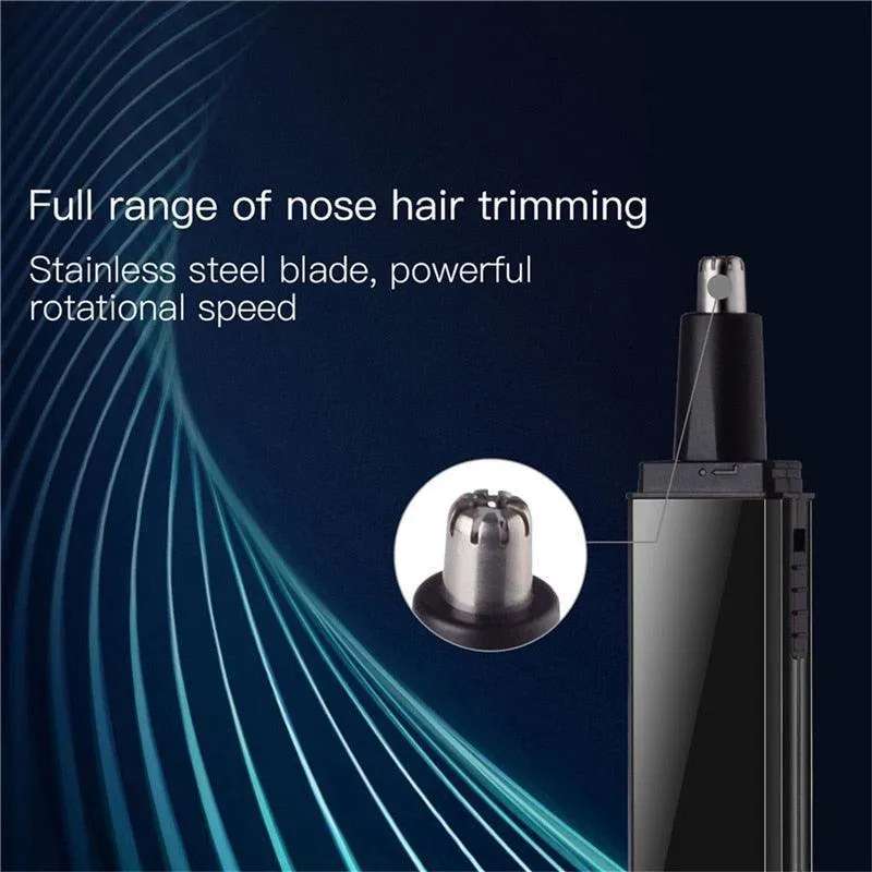 Portable 4 In 1 Rechargable Ear Nose Trimmer Electric Close Shaver