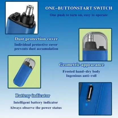 Portable Nose Hair Trimmer - Precision Grooming On-the-Go