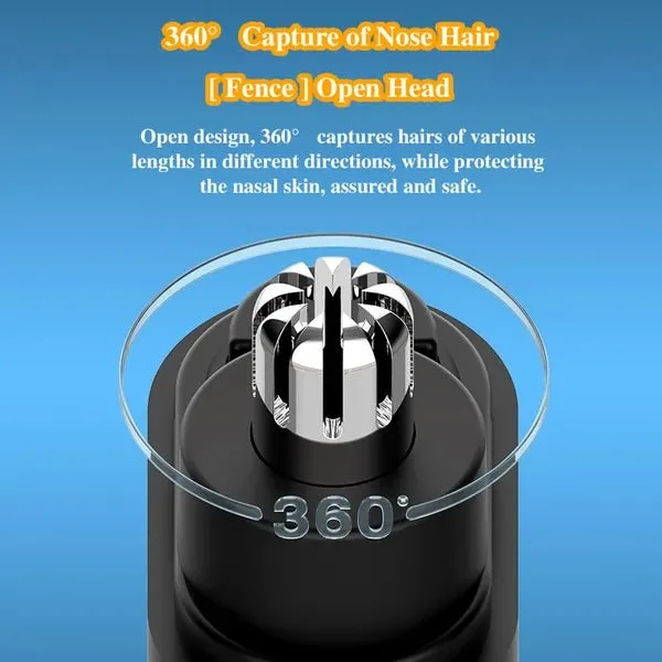 Portable Nose Hair Trimmer - Precision Grooming On-the-Go