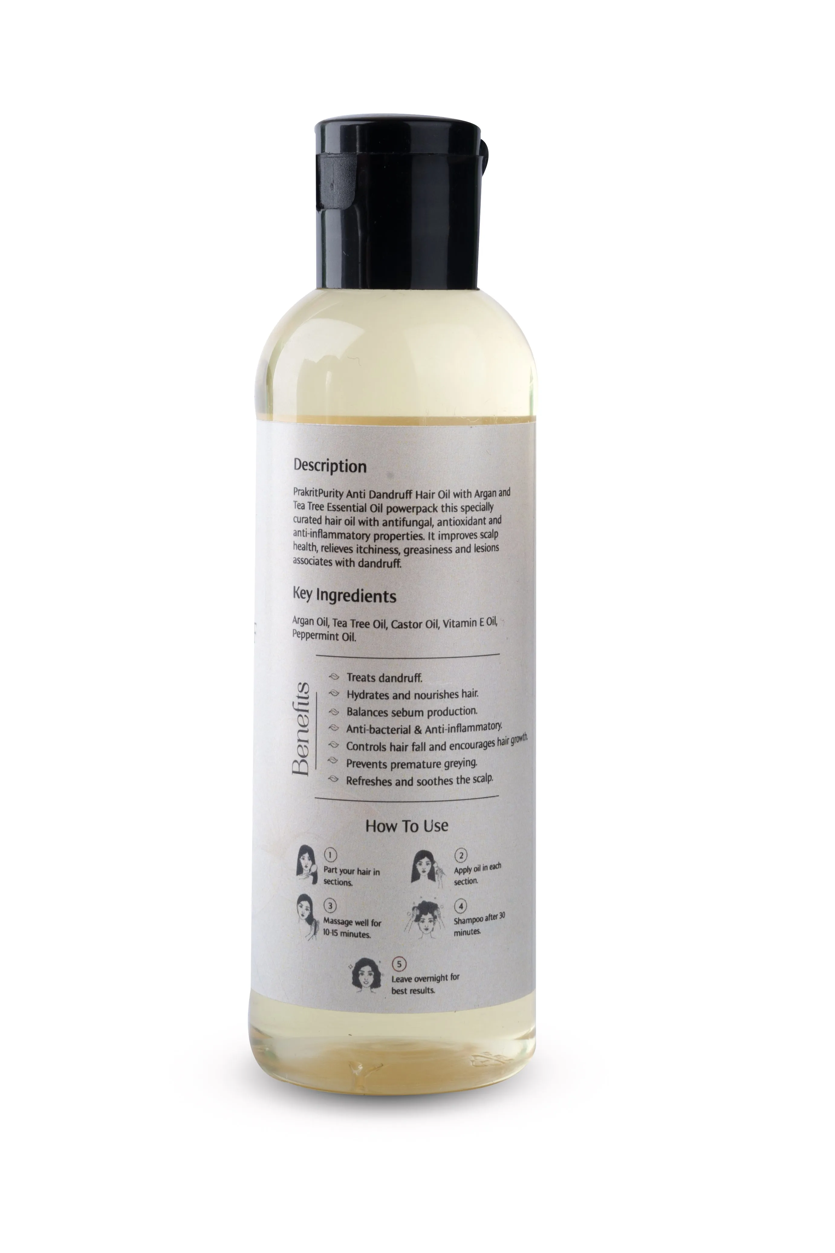 PrakritPurity Anti Dandruff Hair Oil 100ml