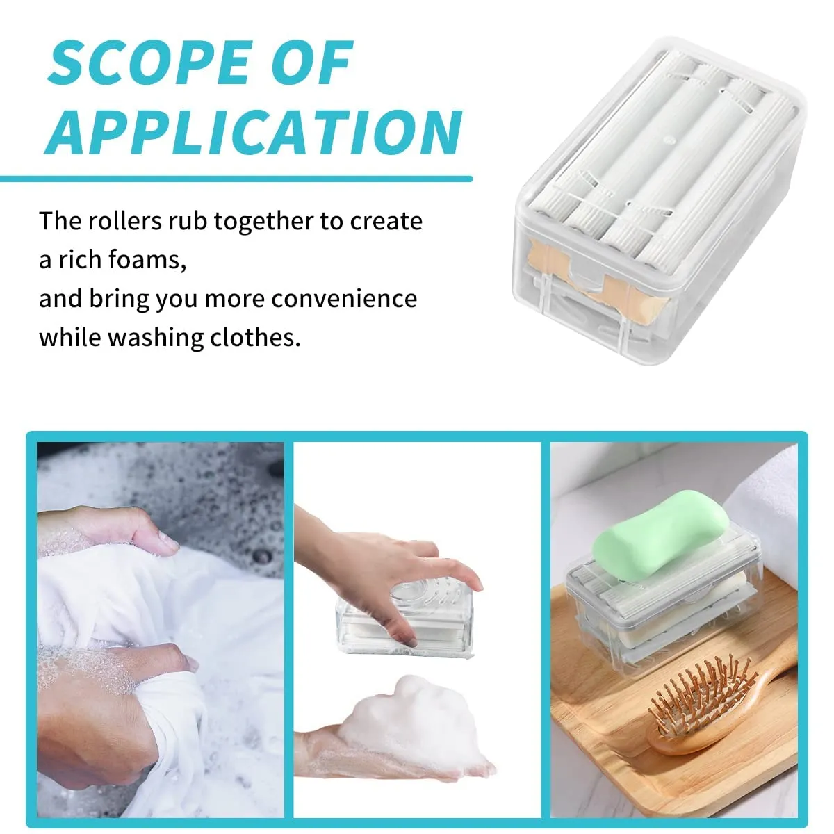 Premium Multi-functional Soap Dish - 2-in-1