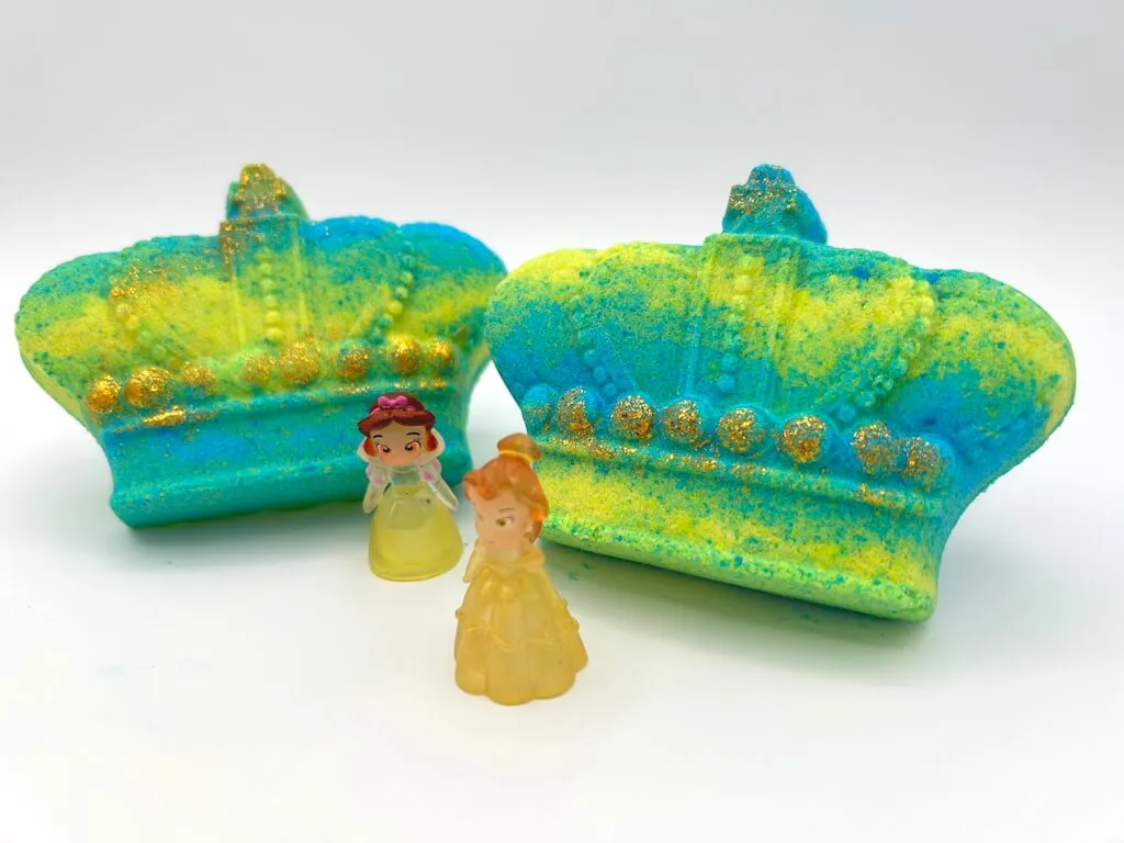 Princess Crown Bath Bomb with Princess Figure Inside