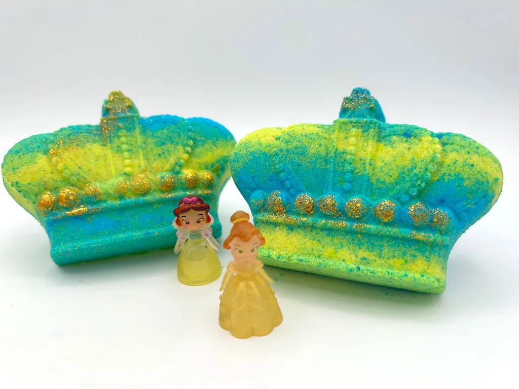 Princess Crown Bath Bomb with Princess Figure Inside