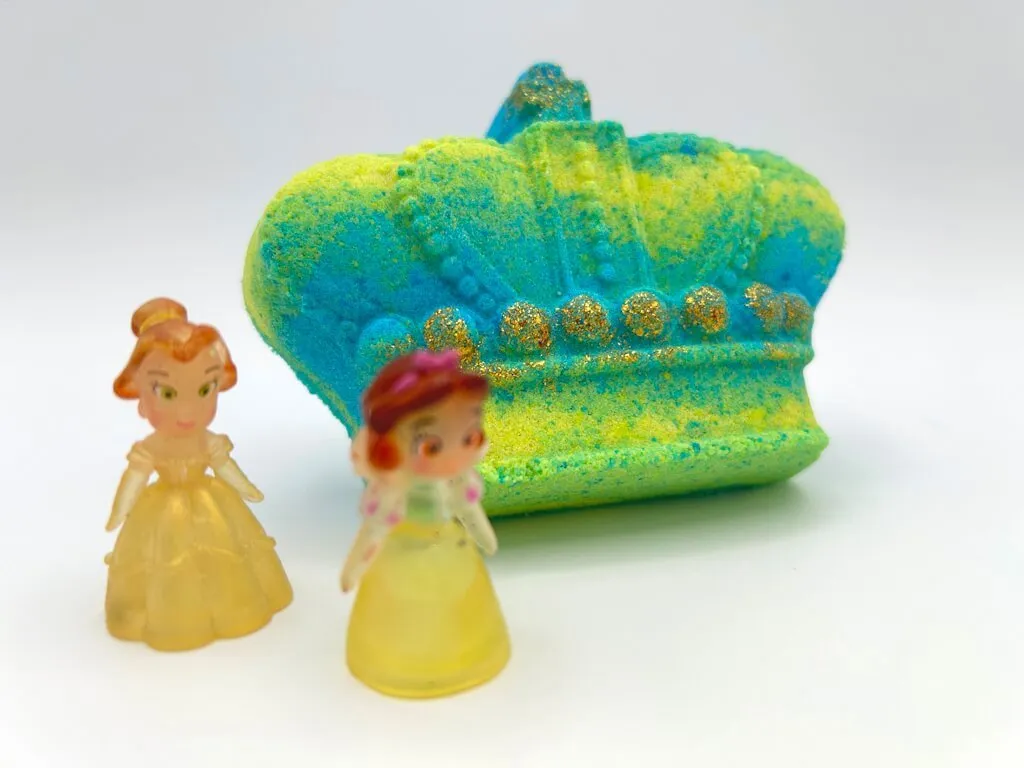 Princess Crown Bath Bomb with Princess Figure Inside