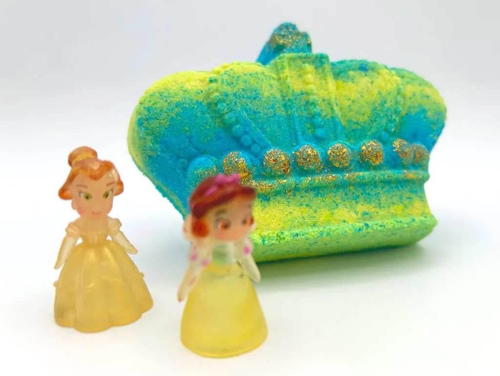 Princess Crown Bath Bomb with Princess Figure Inside