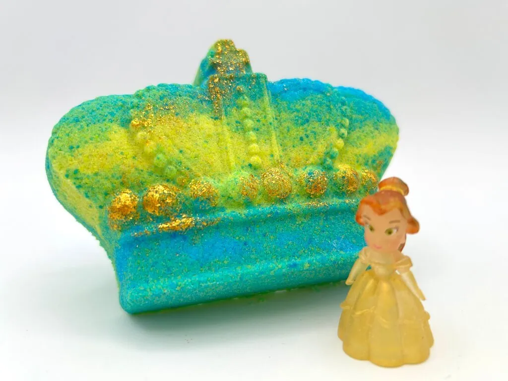 Princess Crown Bath Bomb with Princess Figure Inside