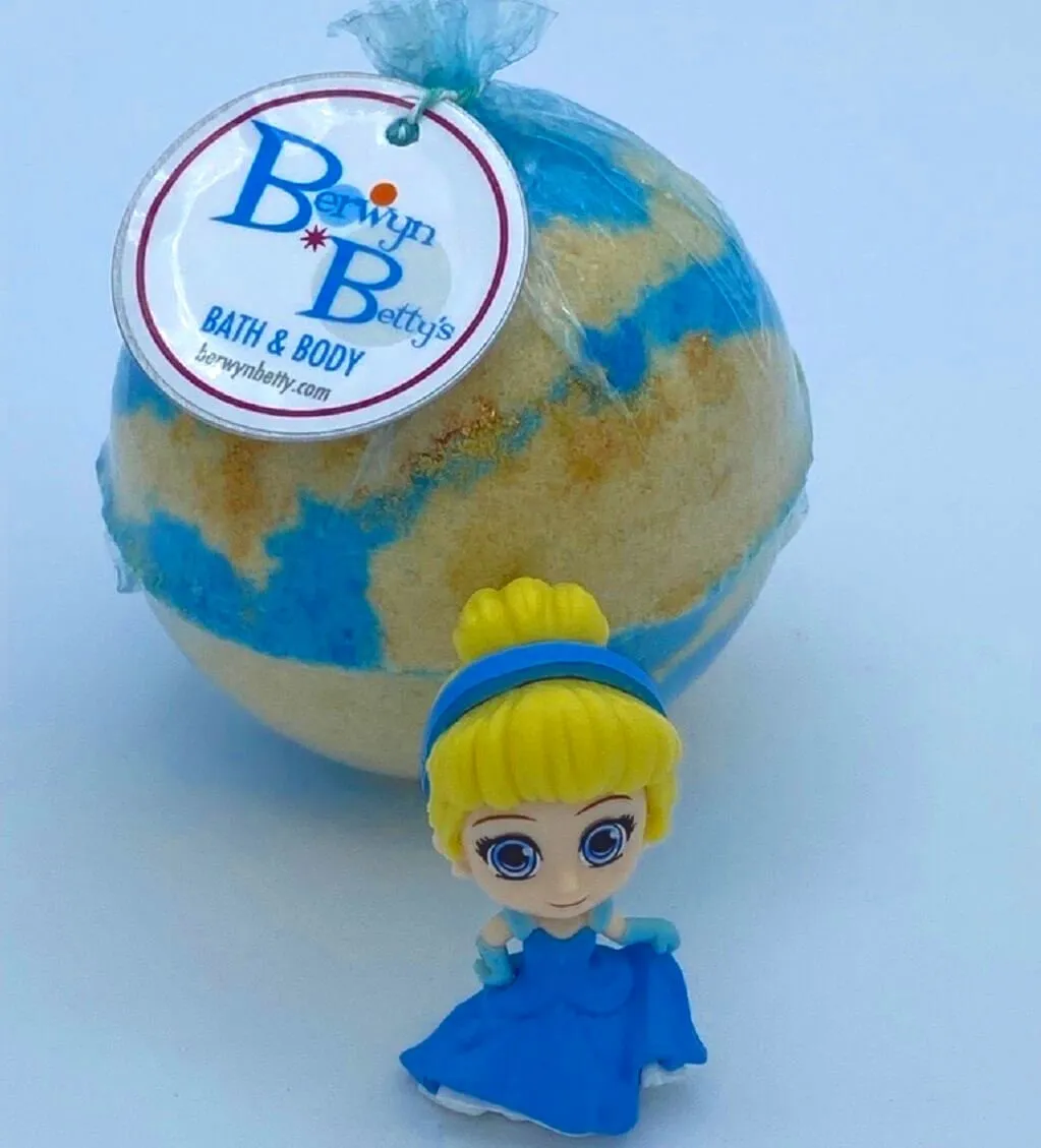 Princess Kids Bath Bomb with Toy Inside