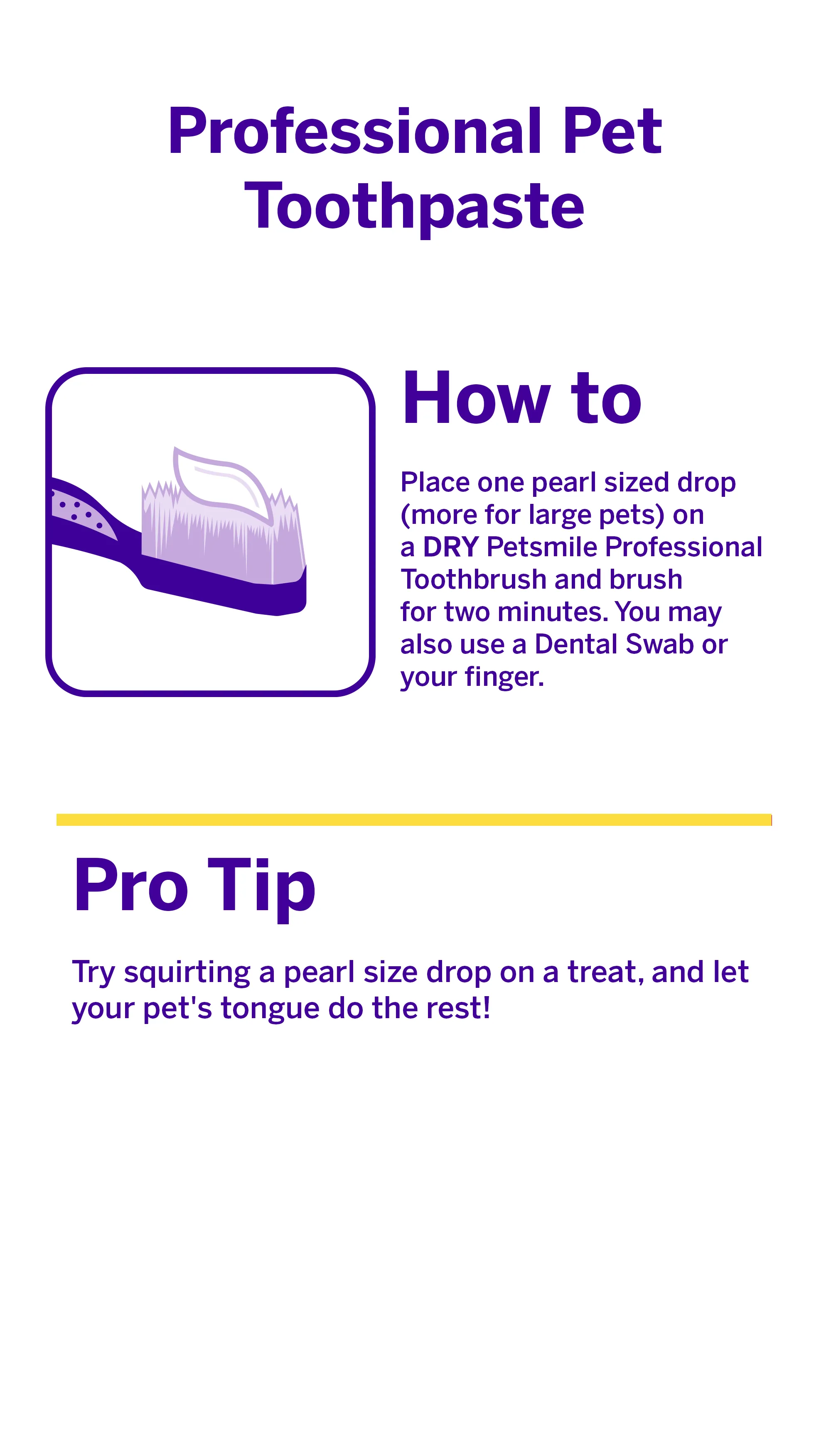 Professional Pet Toothpaste - Rotisserie Chicken Flavor - Small