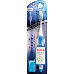 Protector® Antiviral Antibacterial Toothbrush-Standard Medium