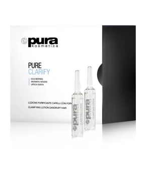 Pura Kosmetica Pure Clarify Purifying Lotion for Dandruff, 12 x 6ml