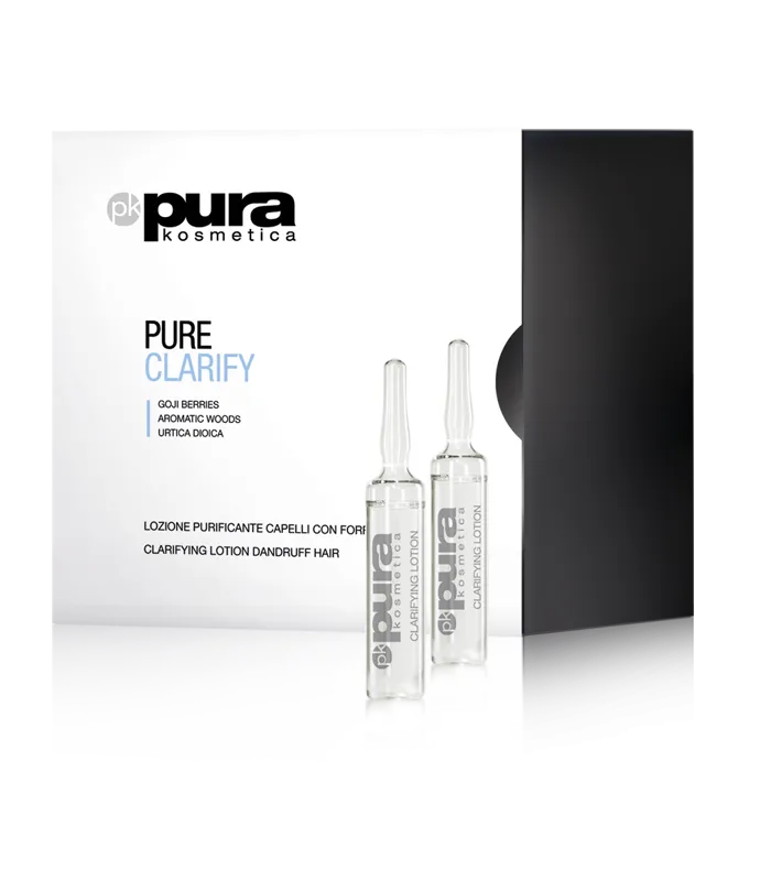 Pura Kosmetica Pure Clarify Purifying Lotion for Dandruff, 12 x 6ml