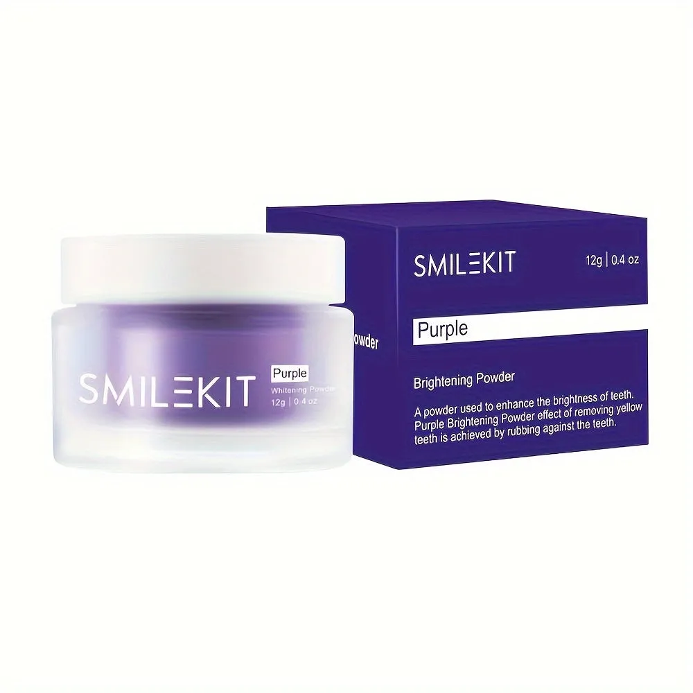 Purple Teeth Whitening Powder