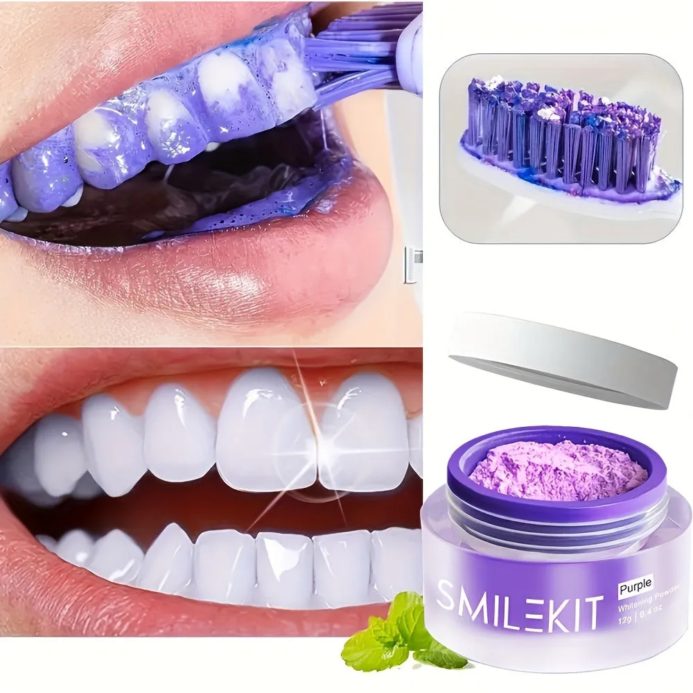 Purple Teeth Whitening Powder