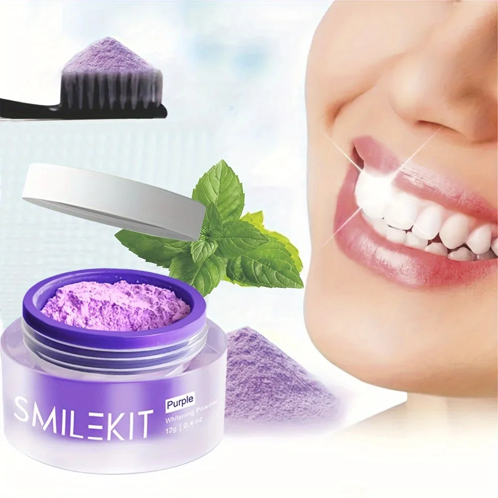 Purple Teeth Whitening Powder