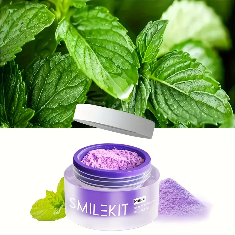 Purple Teeth Whitening Powder