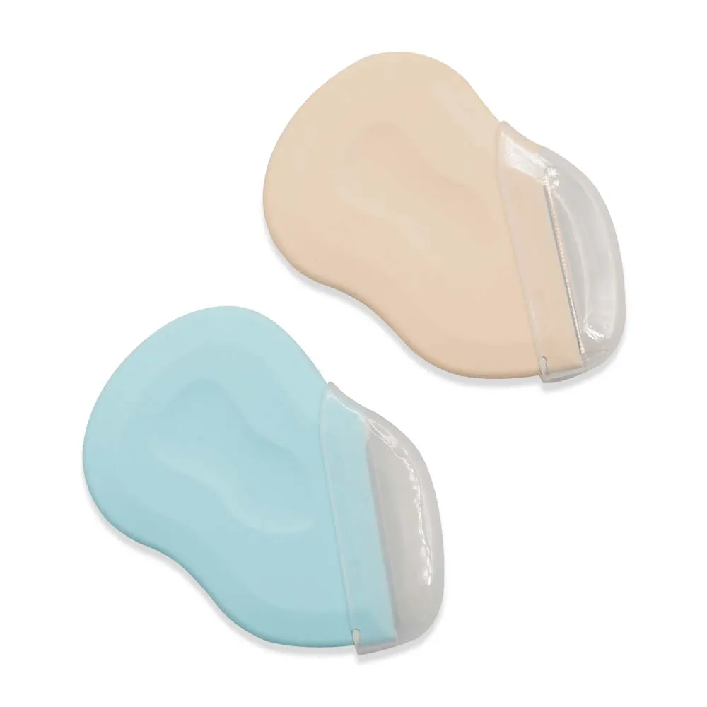 Q7338 2PCS SNAIL DESIGN EYEBROW RAZOR