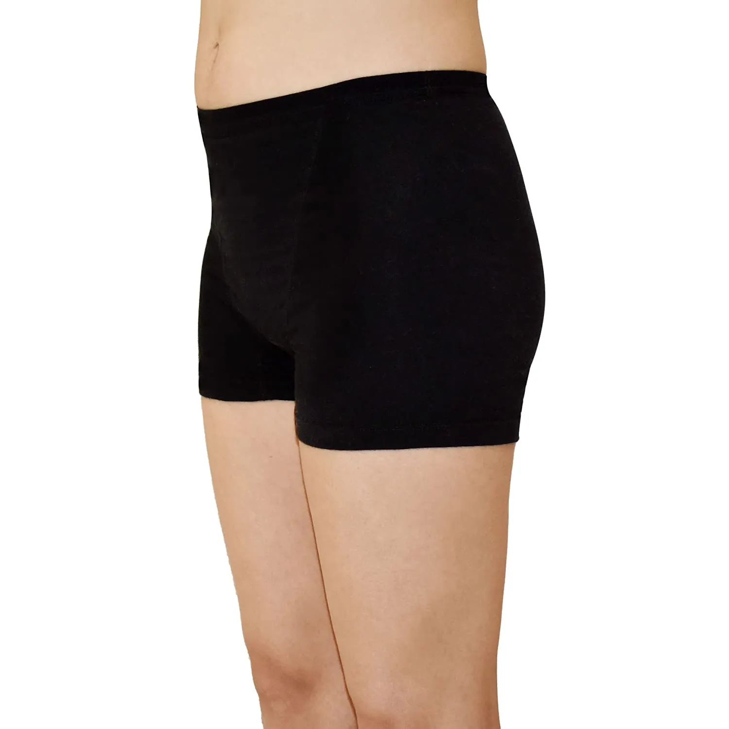 QNIX Boxer Brief Period Underwear | Large | Black