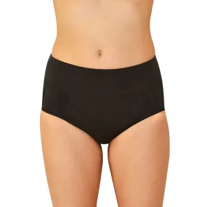 QNIX High Cut Period Underwear | XL | Black