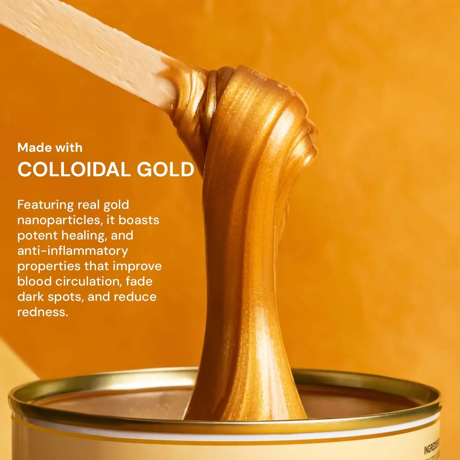 Raaga Professional Gold Liposoluble Body Wax | Dermatologically Tested, Colophony Free | For All Skin Types (800 ml)
