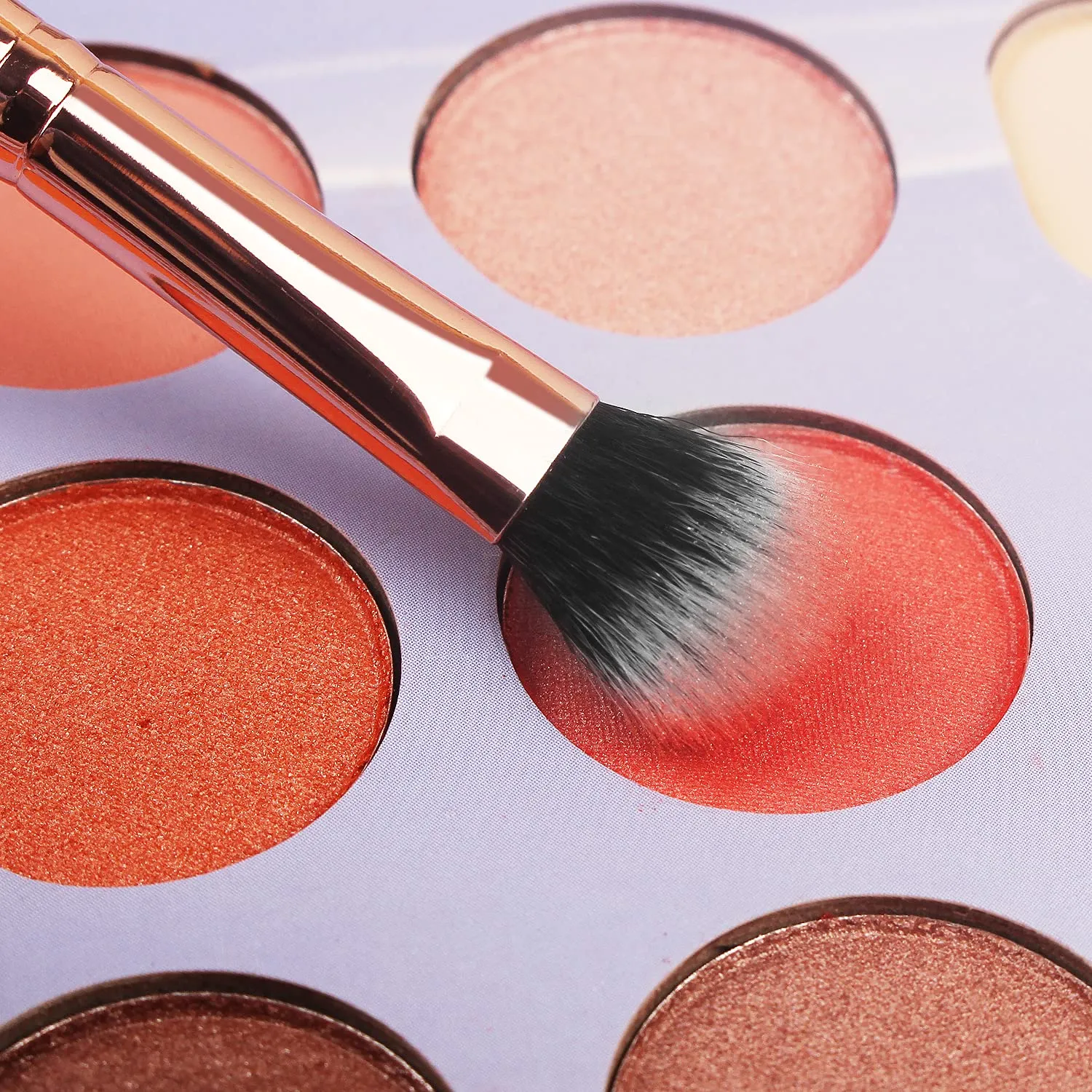Real Perfection Makeup Brush Set 16 Pcs with 1 Eyebrow Razor Premium Synthetic Foundation Powder Concealers Eyeshadow Blush Makeup Brushes Make up Brushes Kit (Pink)