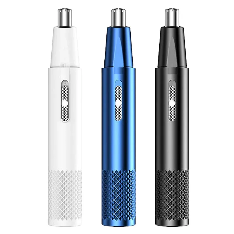 Rechargeable Electric Nose Hair Clipper - 2-in-1 Unisex Automatic Washable Trimmer