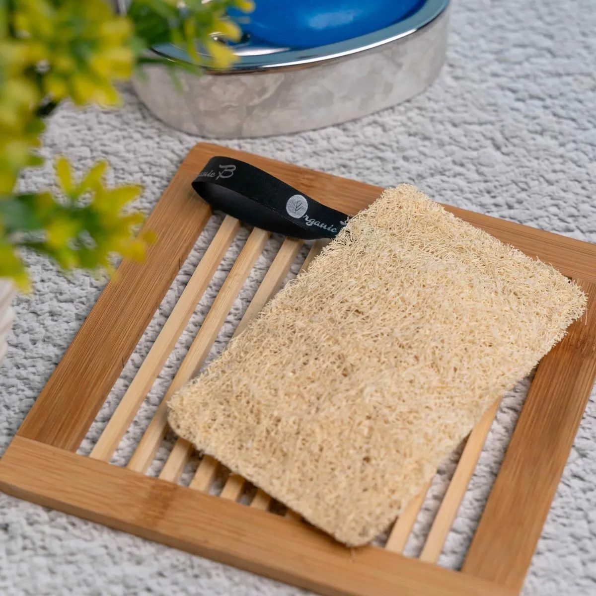 Rectangular Natural Loofah- Pack of 2
