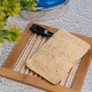 Rectangular Natural Loofah- Pack of 2