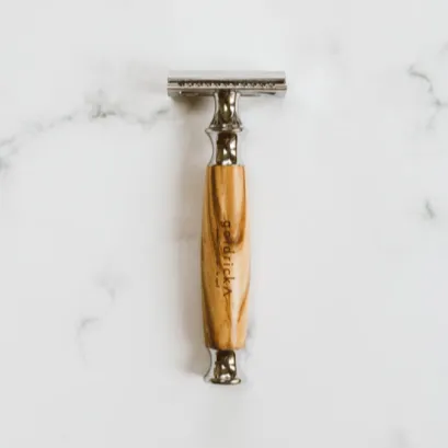 Reusable Olive Wood Razor