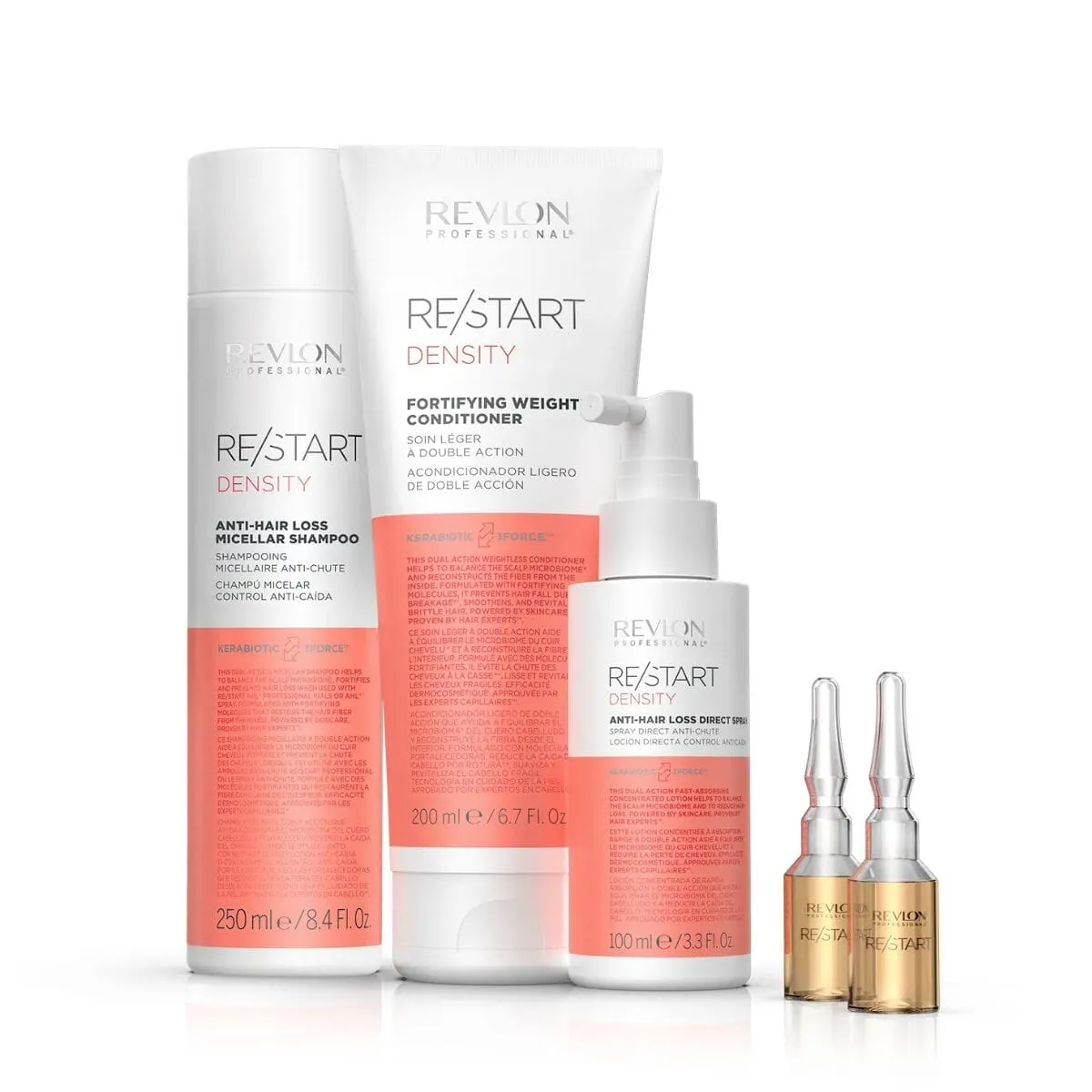 Revlon Professional ReStart Density Anti-Hair Loss Professional Vials 12 x 5ml