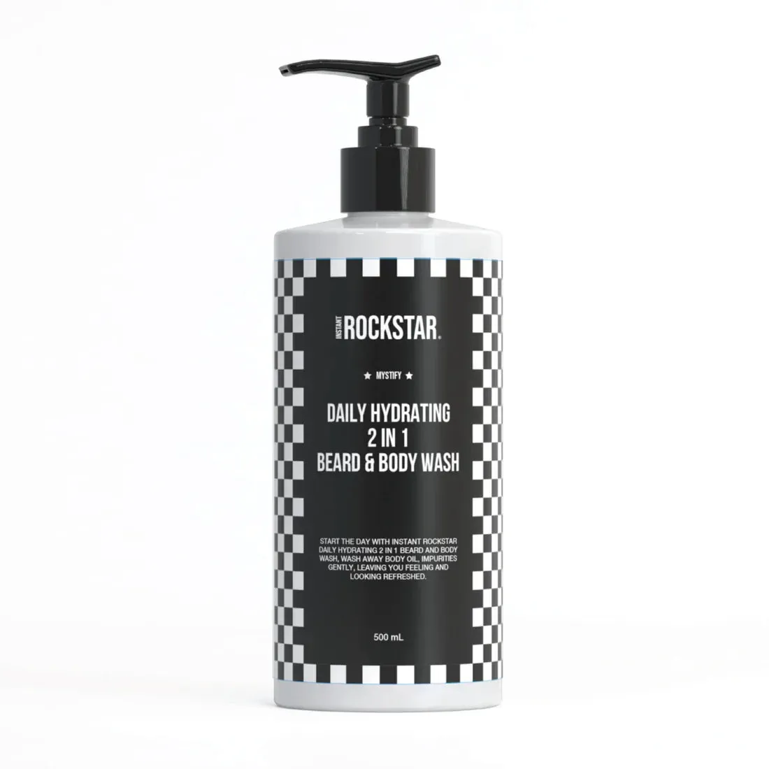 Rockstar 2 in 1 Beard & Body Wash 500ml
