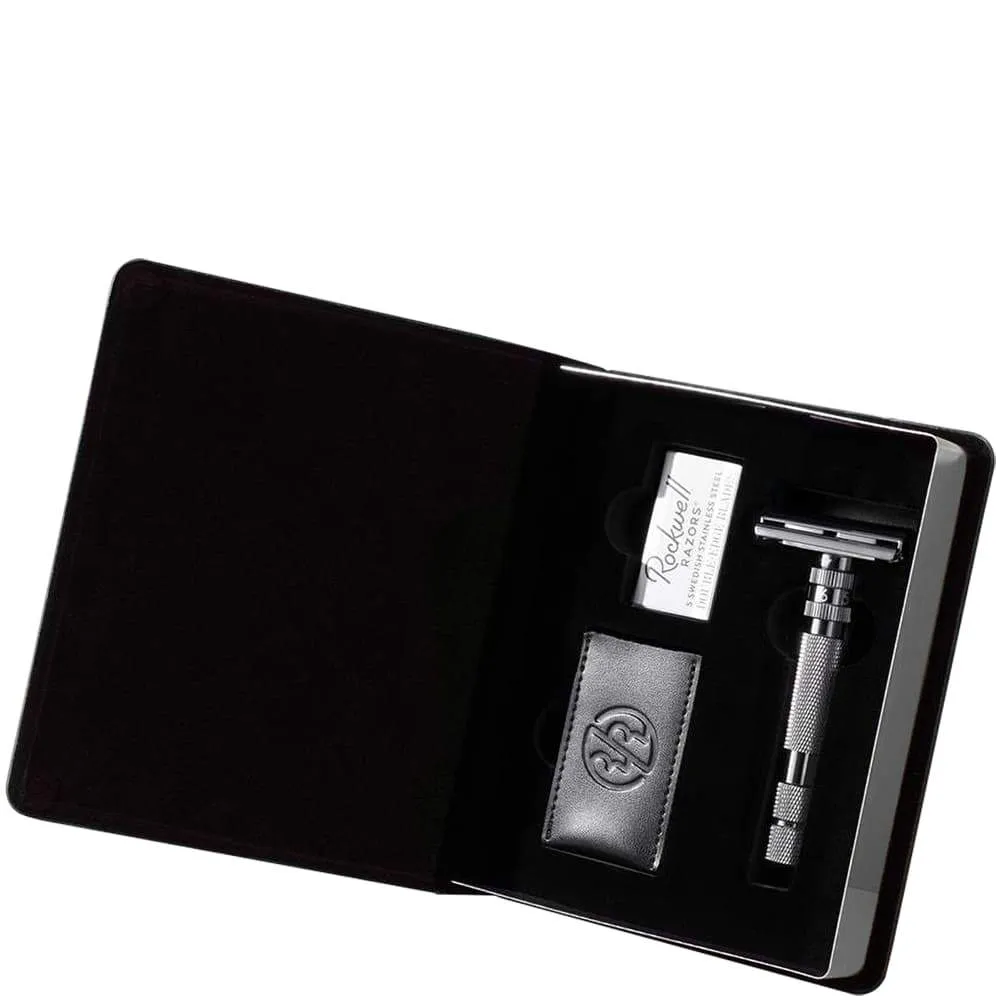 Rockwell Model T2 Safety Razor White Chrome