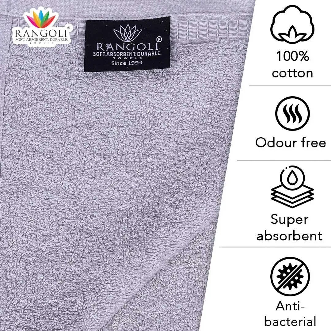 Rose & Heart 450 GSM Cotton Bath Towel | Super Soft & Highly Absorbent Towels