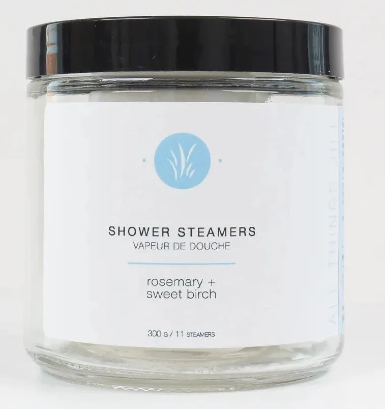 Rosemary   Sweet Birch Shower Steamers by All Things Jill, 300g