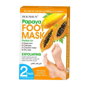 Roushun Papaya Foot Mask 2Pcs