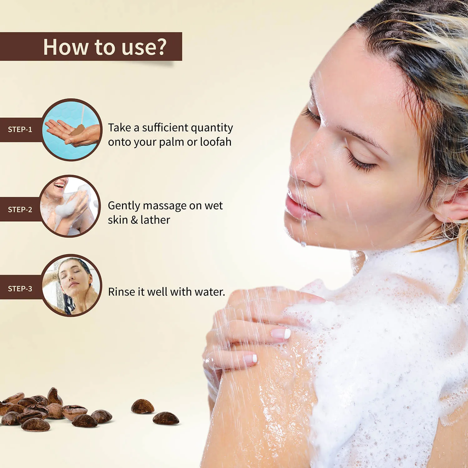 Royal Bath Body Wash with Coffee & Aloe vera 300ml