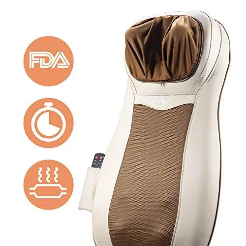 Sable Back Massager Shiatsu Massage Seat Cushion with Heat