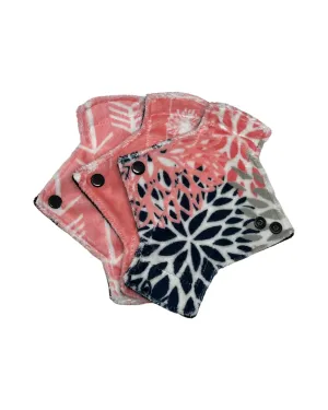 Salmon Pink Minky Pantyliners