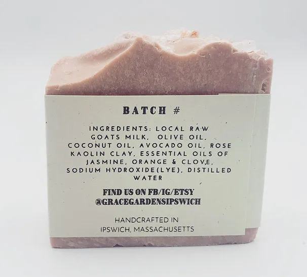 SALT   JASMINE Goat Milk Soap Bar