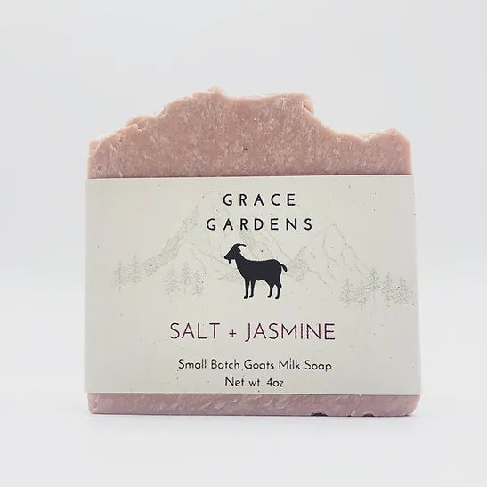 SALT   JASMINE Goat Milk Soap Bar