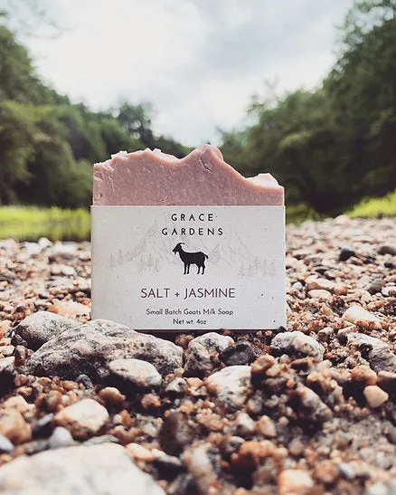 SALT   JASMINE Goat Milk Soap Bar