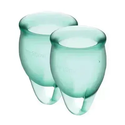 Satisfyer Feel confident Menstrual Cup (Dark Green)