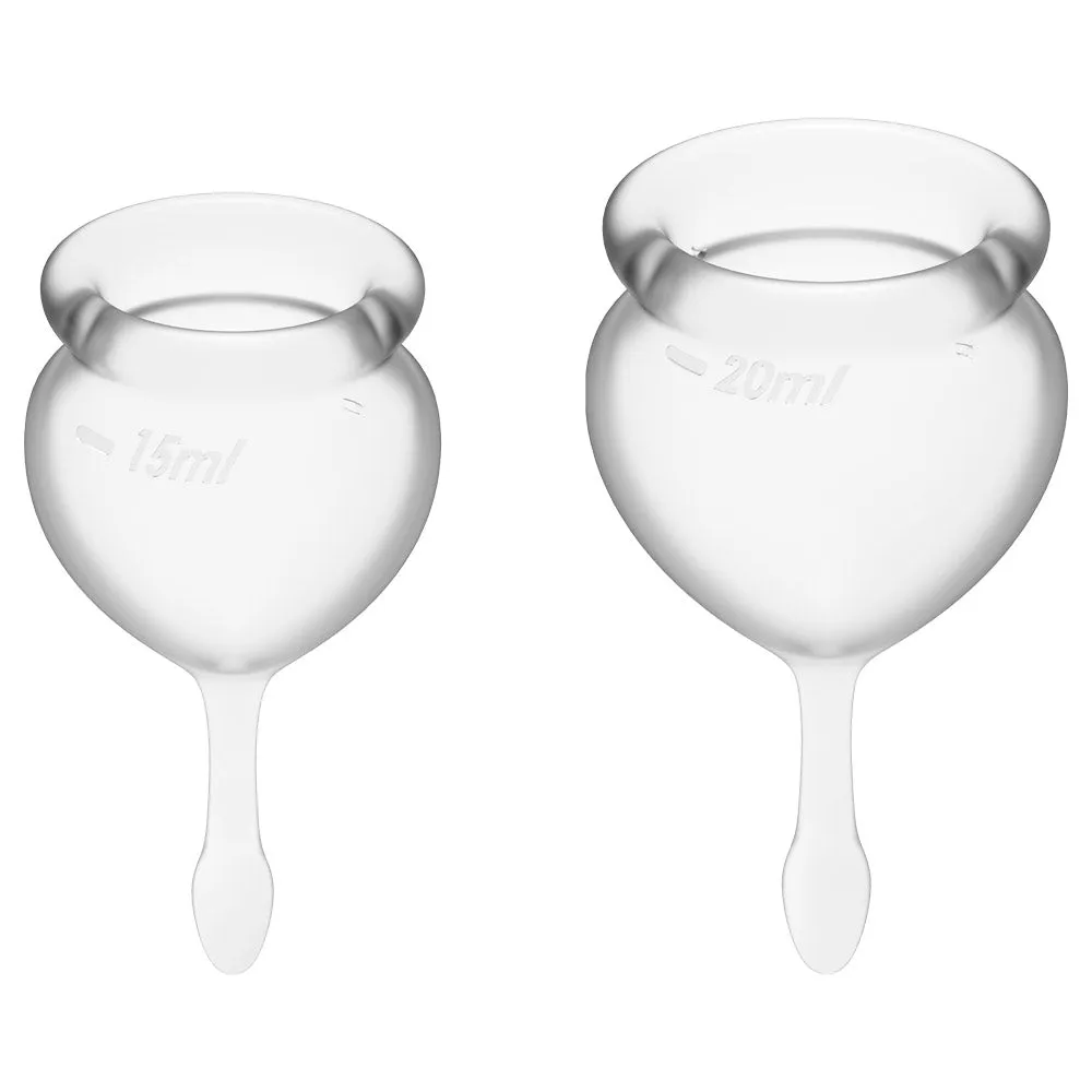 Satisfyer Feel Good Silicone Menstrual Cups 2-Pack