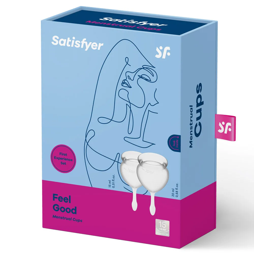 Satisfyer Feel Good Silicone Menstrual Cups 2-Pack