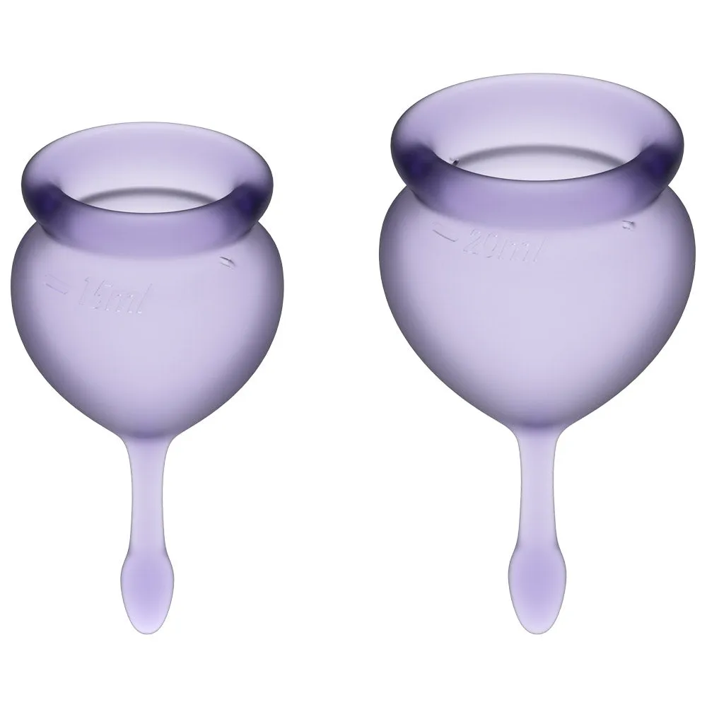 Satisfyer Feel Good Silicone Menstrual Cups 2-Pack