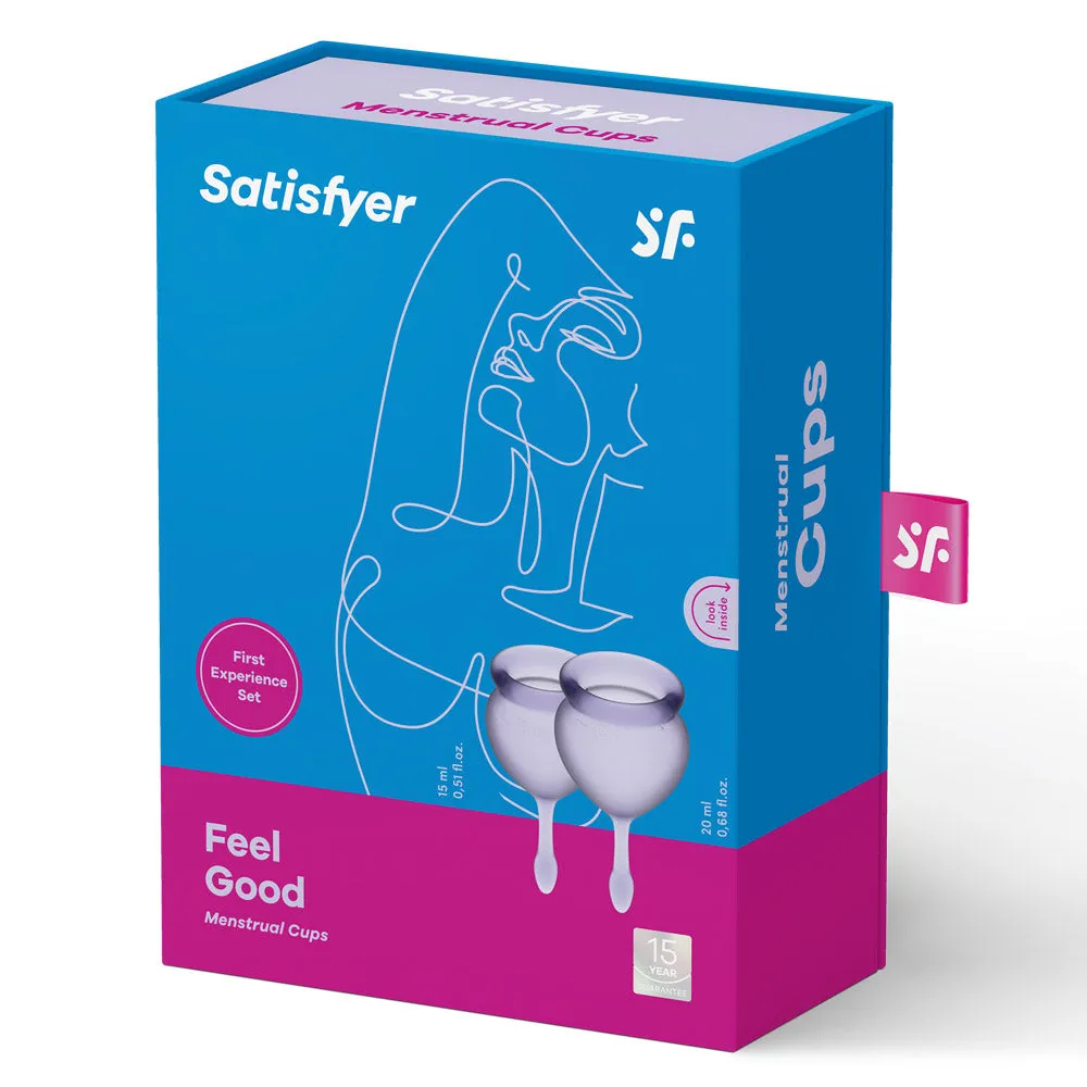 Satisfyer Feel Good Silicone Menstrual Cups 2-Pack