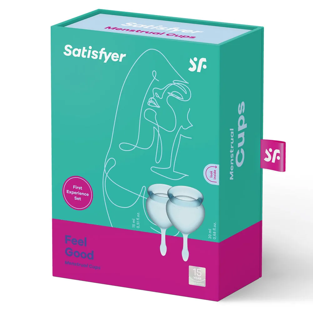 Satisfyer Feel Good Silicone Menstrual Cups 2-Pack