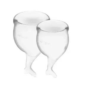 Satisfyer Feel Secure Menstrual Cup (Transparent)